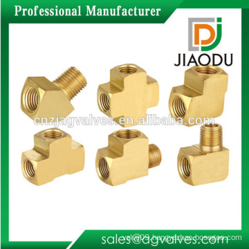 Taizhou factory competitive price 1/2'' 1'' 2'' forged npt threaded customized brass pipe fittings drawings